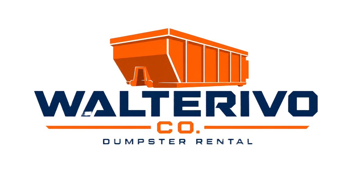 Walterivo Co. dumpster rental logo